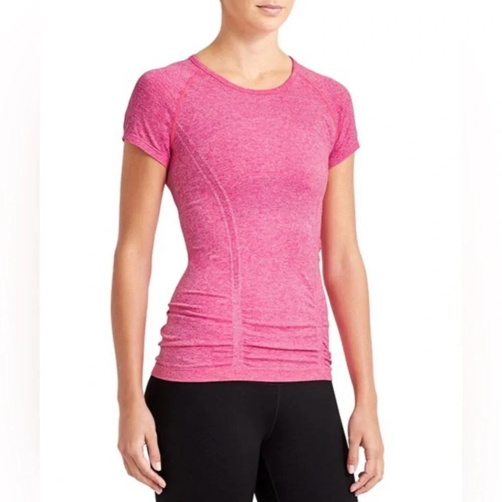 Athleta | Brilliant Magenta Heather Fastest Track Tee